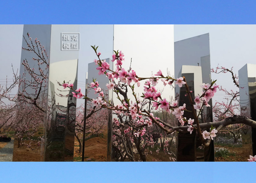 北京平谷桃花节布景